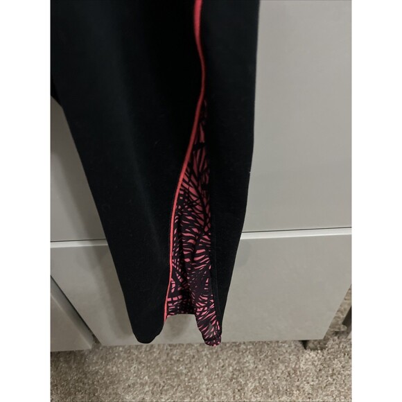 Champion Leggings Work Out Pants Women's Medium Black w/Stripe Workout Athletic - Picture 2 of 4